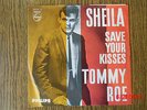 Tommy Roe  Sheila Original deutsche  PHILIPS  mit PS Single 50er 60er Jahre