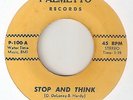 FUNK  DANNY DeLANEY Stop And Think PALMETTO OBSCURE  SOUL 45