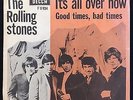 Rolling Stones: It's all over now / good times bad times. Rare M- Danish  issue