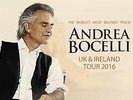 Andrea Bocelli Concert Tickets 23/09/2016 Sheffield Arena x2