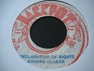 Johnnie Clarke - Declaration Of Rights - Jackpot 45 Reggae