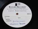 Joy Division - USA LP Test Pressing / Unknown Pleasures / Rainbo Records