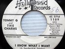 TOMMY G & the CHARMS soul PROMO 45 I KNOW WHAT I WANT ... you so bad vg+ e9854