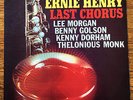 ERNIE HENRY Last Chorus LEE MORGAN, KENNY DORHAM Riverside Jazz MONO LP