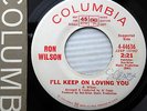 RON WILSON pop promo 45 AS TEARS GO BY Rolling Stones cover prod. BRIAN e9865