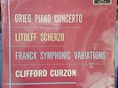 DECCA SXL 2173 WBG ED1 *CURZON FJELDSTAD* GRIEG PIANO CONCERTO *EARLY PLUM COVER