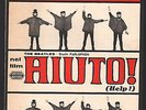 THE BEATLES sheet of music italy from the movie AIUTO 1965