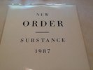 NEW ORDER SUBSTANCE 1987 QUEST 25621 1ST PRESSING Embossed Cover VG++