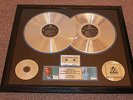 MADONNA RAY OF LIGHT IN HOUSE CERTIFIED PLATINUM AWARD VINYL RECORD CD CASSETTE