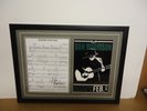 Van Morrison Genuine Hand Signed/Autographed Songsheet with a Photo and COA