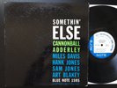 CANNONBALL ADDERLEY Somethin Else 1st Blue Note 1595 LP DG W 63 EAR RVG 9M EX-