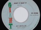 Reggae 45 ACTION ELLIS Want It Want It GIANT HEAR