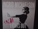 Ingrid Michaelson Lights Out signed autographed red colored vinyl LP record