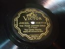 COUNTRY CARTER FAMILY The Poor Orphan Child/The Wandering Boy VICTOR 20877 E-