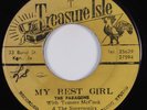 Reggae 45 PARAGONS My Best Girl TREASURE ISLE HEAR