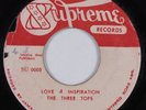 Reggae 45 THREE TOPS Love & Inspiration SUPREME HEAR