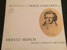 Heifetz Munch Beethoven Violin Concerto RCA Living Stereo LSC-1992 Shaded Dog