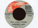 BARBARA LYNN I'm a Good Woman on Tribe Northern Soul 45 Hear