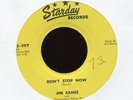 JIM EANES Don't Stop Now on Starday Hillbilly Bop 45 Hear