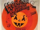 HALLOWEEN LP HORROR ROCK CLASSICS on ORANGE PUMPKIN-SHAPED 10