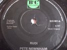 PETE NEWNHAM   RUDI ** 1977 B&C 45 MAD RARE. KBD PUNK 