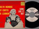 MARILYN MONROE Sings From Some Like It Hot 1959 US UA WL PROMO 45 EP w/COVER