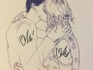 Karen O - Crush Songs Sunburst Color Vinyl LP Double Signed /1000 Yeah Yeahs NM