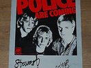 THE POLICE - SUPER-RARE 1978 SIGNED UK PROMO POSTER FOR OUTLANDOS D'AMOUR sting