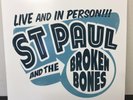 St Paul and the Broken Bones LIVE AND IN PERSON Single Lock Records BLUE VINYL