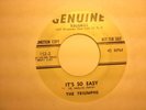 The Triumphs - It's So Easy/Lovin' Cup - Rare Promo #152 - Garage