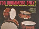 Music Minus One DRUMS: For Drummers Only SEALED LP jazz w/SHEET MUSIC jim chapin