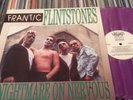 FRANTIC FLINTSTONES NIGHTMARE ON NERVOUS PSYCHOBILLY PURPLE VINYL LP