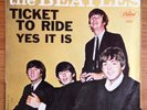 THE BEATLES Ticket to Ride/Yes It Is 45 picture sleeve 1965 Capitol 5407 NM