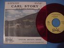 VERY RARE, 1956 CARL STORY COUNTRY {RED VINYL} EP & PIC SLV, 