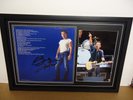 Bruce Sprinsteen Hand Signed/Autographed LP Cover with a Photograph & COA