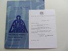 BEATLES 1966 CAVERN OPENING PROGRAMME SIGNED BY AND WTH LETTER  HAROLD WISON