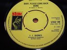 J J BARNES - BABY PLEASE COME BACK HOME / EASY LIVING - EXCELLENT