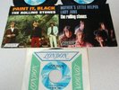 Three Rolling Stones Vinyl 45s-Two w/Picture Sleeves
