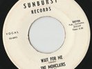 RARE ORIG NORTHERN SOUL 45 - THE MONCLAIRS - WAIT FOR ME - SUNBURST (WHITE DEMO)