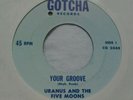 RARE US GARAGE 45 Uranus & The Five Moons Your Groove/ Mimi Von Lark NM 