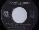 Soul Funk Gospel 45 DAUGHTERS & SONS OF ZION He Made A Right From Wrong HEAR