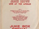 JAMES BROWN 7” EP Jukebox LIVE AT THE APOLLO w/ Sleeve RARE King 1963 NICE VG++
