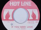 Northern/Deep Soul 45 CURTIS JOHNSON If You Need Love HOT LINE HEAR NM