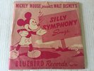 30s MICKEY MOUSE Walt Disney SILLY SYMPHONY SONGS 78 RPM Soundtrack BLUEBIRD
