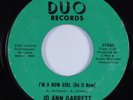 Funk/Crossover Soul  45 JO ANN GARRETT I'm A Now Girl (Do It Now) DUO HEAR
