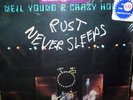 NEIL YOUNG & CARZY HORSE RUST NEVER SLEEPS SHRINK HYPE STICKER PRISTINE/INSERTS