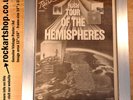 RUSH Tour Of The Hemispheres ORIGINAL 1979 PosterAd FRAMED Geddy Lee *WORLD SHIP