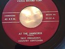 Troy Ferguson's Country Gentlemen At The Jamboree Flame RARE Rockabilly 45