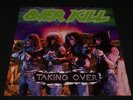 OVERKILL Taking Over LP Vinyl Record 1ST Press OUT OF PRINT 1987 VG+/VG+ +INSERT