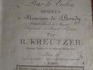 RARE Original 1st edition partition music sheet Kreutzer 40 Etudes ou Caprices